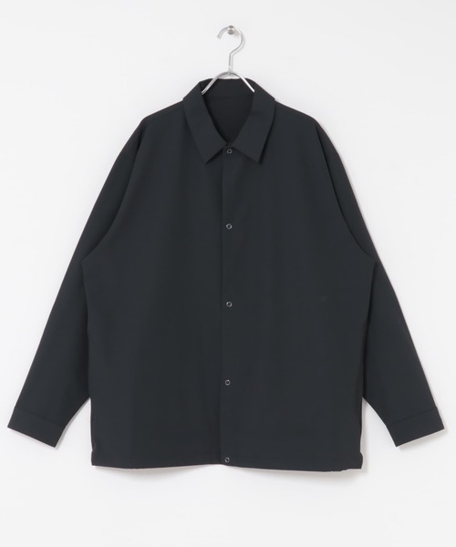 URBAN RESEARCH DOORS（アーバンリサーチドアーズ）の「『XLサイズ/WEB限定』『UR TECH』サマシェア ロングスリーブシャツカーディガン（シャツ/ブラウス・メンズ・グレー/チャコールグレー/ブラック・X-LARGE/MEDIUM/LARGE）」の19枚目の写真