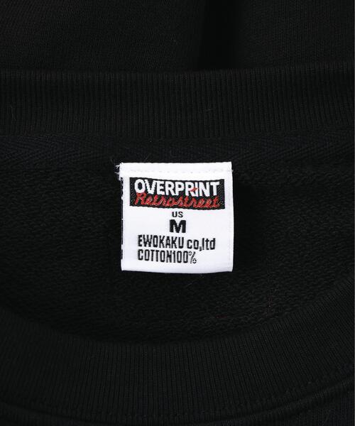 over print(オーバープリント)の「overprint/オーバープリント/世界 sweat shirts(スウェット・メンズ・ブラック・L/M/XL)」の8枚目の写真