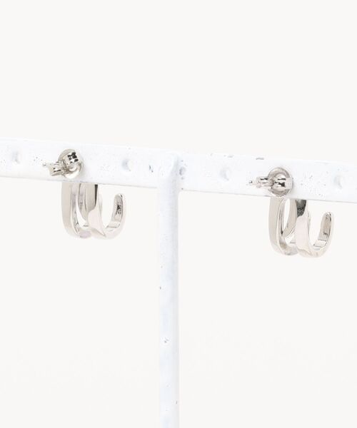 WARAIJOGO（ワライジョウゴ）の「変形ペアピアス/両耳用(T3)（ピアス（両耳用）・メンズ・シルバー・FREE）」の6枚目の写真