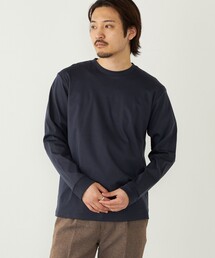 SHIPS Colors:シルケット コットン クルーネック ロンT
