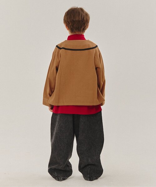 BREEZE（ブリーズ）の「【WEB限定/ジュニア対応】 ベースボールシャツ（シャツ/ブラウス・キッズ・ベージュ/ブラウン・100/120/140）」の12枚目の写真