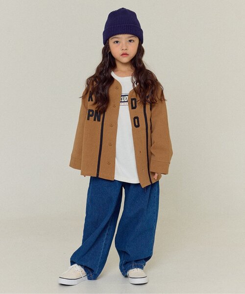 BREEZE（ブリーズ）の「【WEB限定/ジュニア対応】 ベースボールシャツ（シャツ/ブラウス・キッズ・ベージュ/ブラウン・100/120/140）」の15枚目の写真