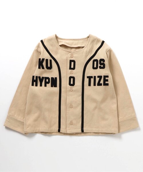 BREEZE（ブリーズ）の「【WEB限定/ジュニア対応】 ベースボールシャツ（シャツ/ブラウス・キッズ・ベージュ/ブラウン・100/120/140）」の3枚目の写真