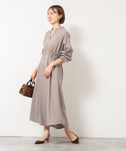 値下げ【NOLLEY'S】ウォッシャブルピンタックシャツワンピース NOLLEY'S（ノーリーズ）の「ウォッシャブルピンタックシャツ