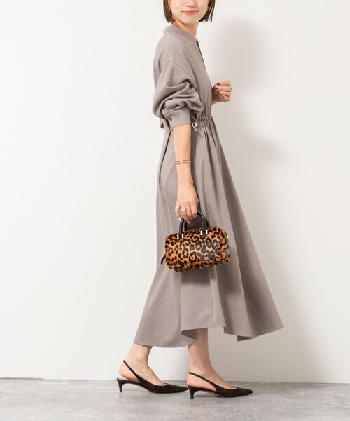 NOLLEY’S（ノーリーズ）の「【一部WEB限定色アイテム】ウォッシャブルシャツワンピース（ワンピース・レディース・ベージュ/ネイビー/チャコールグレー・38）」の7枚目の写真