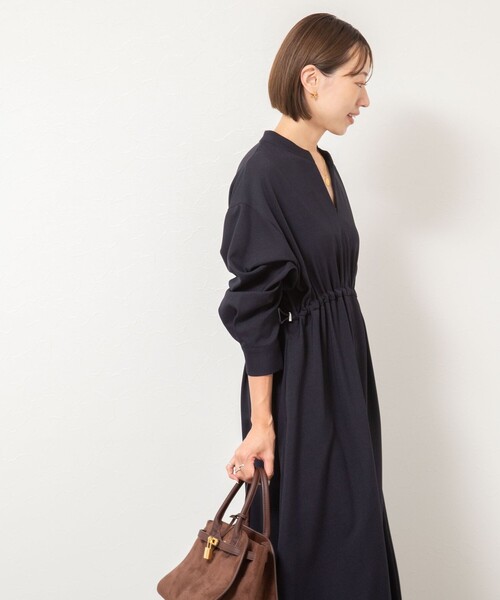 一部WEB限定色アイテム】ウォッシャブルシャツワンピース