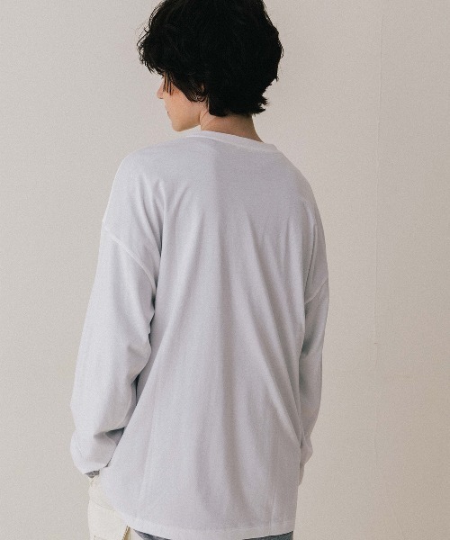 CREDONA(クレドナ)の「【THE C】 OVER L/S TEE/オーバーロングスリーブティー(Tシャツ/カットソー・レディース・ブラック/グレー/ブラウン/ホワイト・FREE)」の6枚目の写真