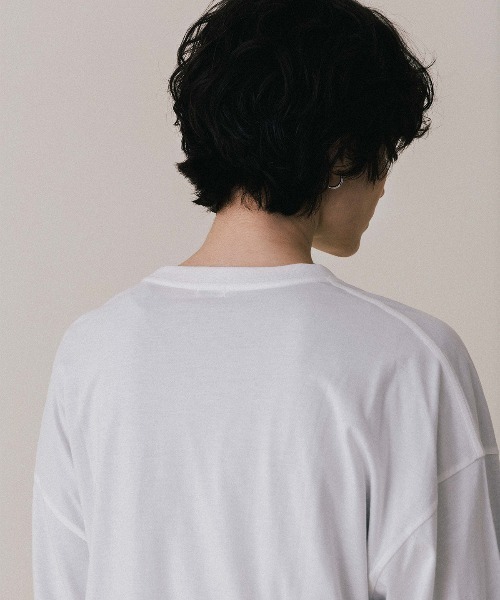 CREDONA(クレドナ)の「【THE C】 OVER L/S TEE/オーバーロングスリーブティー(Tシャツ/カットソー・レディース・ブラック/グレー/ブラウン/ホワイト・FREE)」の8枚目の写真