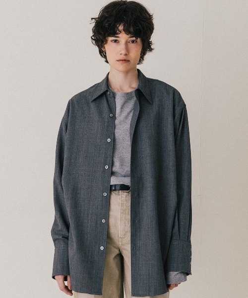 CREDONA(クレドナ)の「【THE C】 OVER L/S TEE/オーバーロングスリーブティー(Tシャツ/カットソー・レディース・ブラック/グレー/ブラウン/ホワイト・FREE)」の17枚目の写真