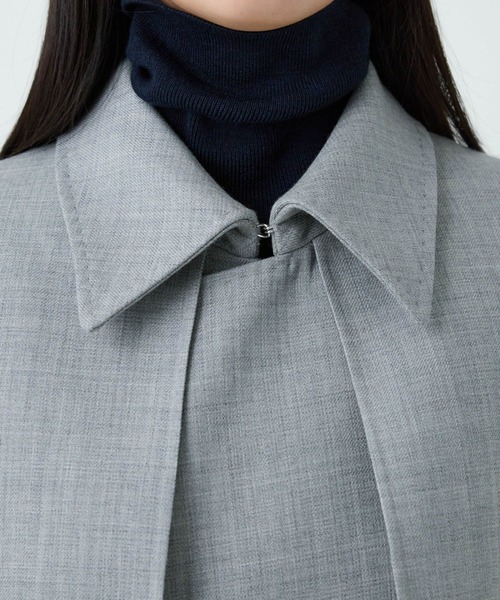 Chaos（カオス）の「Chaos(カオス)/ ◆坪田あさみさんInstaLIVE紹介◆　バリストコート（ステンカラーコート・レディース・グレー系/グレー系1・FREE）」の16枚目の写真