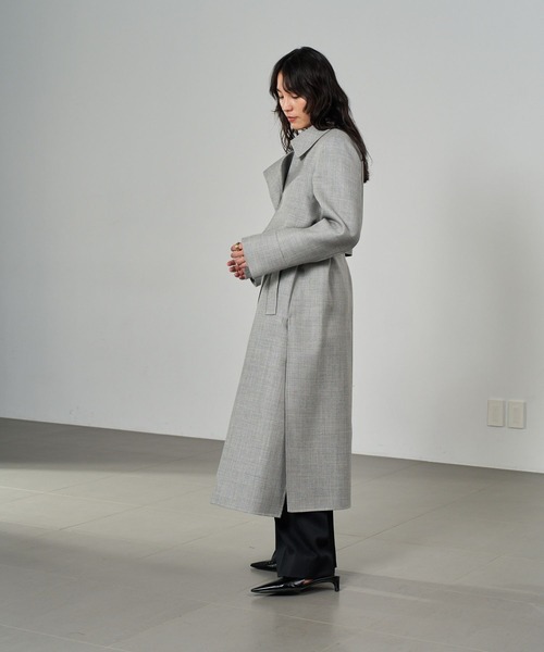 Chaosライトグレー ロングコート Chaos(カオス)のGLプリズムライトコート通販 | mirabella（ミラベラ