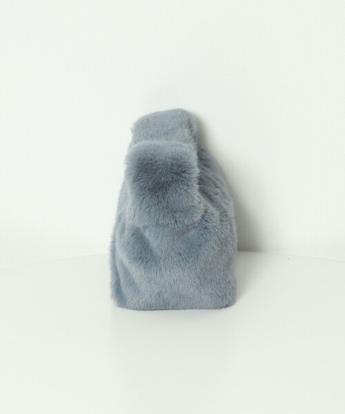 Firsthand（ファーストハンド）の「Firsthand/ファーストハンド フェイクファー ハンドバッグ（ハンドバッグ・レディース・ブラウン/レオパード/サックスブルー・ONE SIZE）」の6枚目の写真