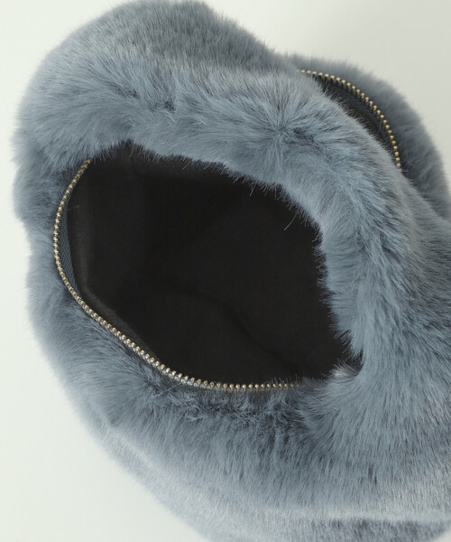 Firsthand（ファーストハンド）の「Firsthand/ファーストハンド フェイクファー ハンドバッグ（ハンドバッグ・レディース・ブラウン/レオパード/サックスブルー・ONE SIZE）」の8枚目の写真