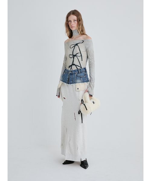 SORIN(ソリン )の「Crafted Denim Skirt Belt/クラフトデニムスカートベルト(デニムスカート・レディース・ブラック/インディゴブルー・36/38)」の10枚目の写真