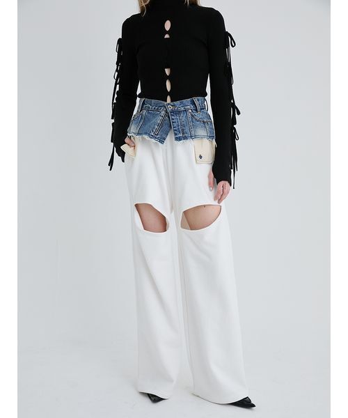 SORIN(ソリン )の「Crafted Denim Skirt Belt/クラフトデニムスカートベルト(デニムスカート・レディース・ブラック/インディゴブルー・36/38)」の9枚目の写真