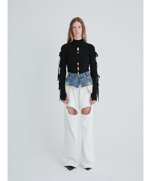 SORIN(ソリン )の「Crafted Denim Skirt Belt/クラフトデニムスカートベルト(デニムスカート・レディース・ブラック/インディゴブルー・36/38)」の15枚目の写真