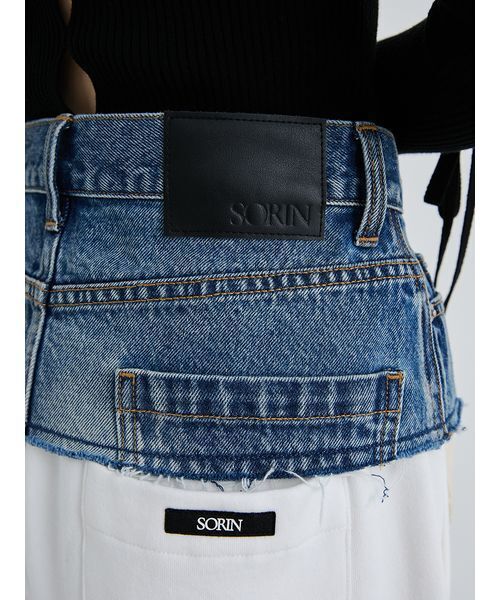 SORIN(ソリン )の「Crafted Denim Skirt Belt/クラフトデニムスカートベルト(デニムスカート・レディース・ブラック/インディゴブルー・36/38)」の17枚目の写真