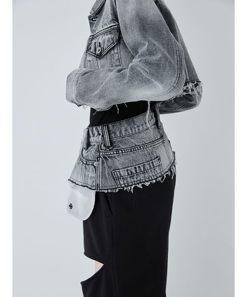 SORIN(ソリン )の「Crafted Denim Skirt Belt/クラフトデニムスカートベルト(デニムスカート・レディース・ブラック/インディゴブルー・36/38)」の18枚目の写真