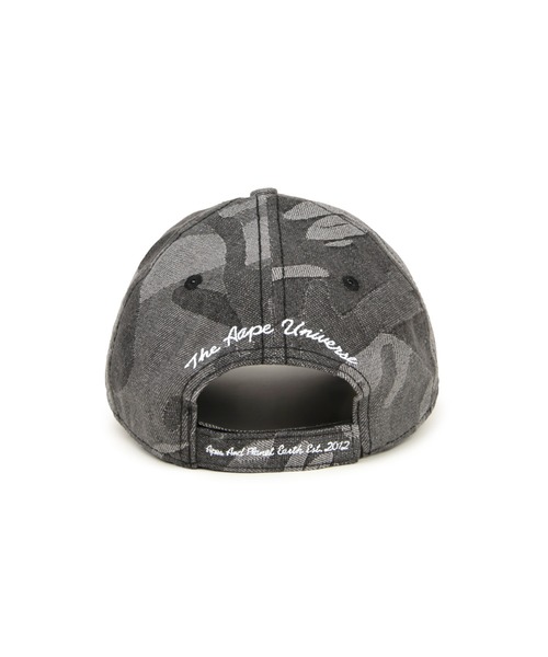 AAPE BY A BATHING APE（エーエイプバイアベイシングエイプ）の「AAPE MAIN CAP(camouflage)（キャップ・メンズ・ライトブラック/ライトブルー・FREE）」の4枚目の写真