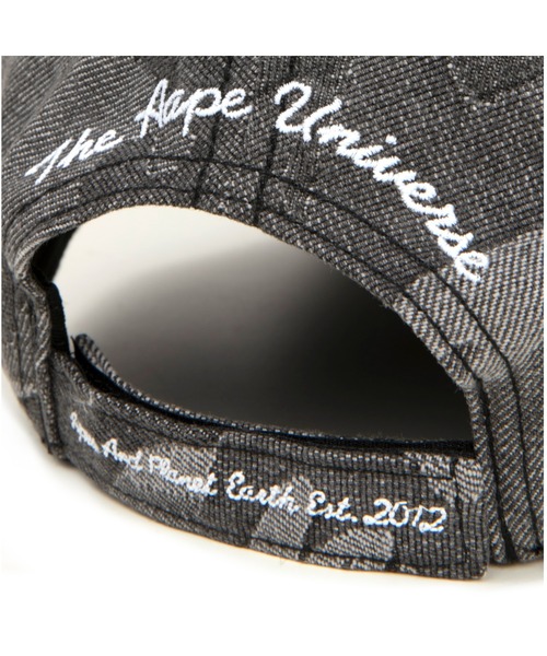 AAPE BY A BATHING APE（エーエイプバイアベイシングエイプ）の「AAPE MAIN CAP(camouflage)（キャップ・メンズ・ライトブラック/ライトブルー・FREE）」の6枚目の写真