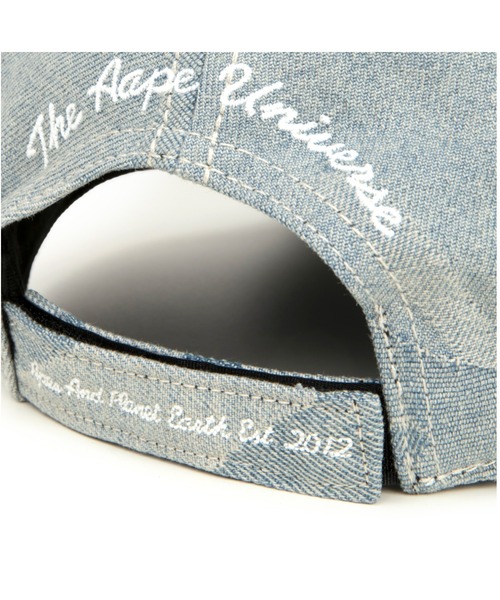 AAPE BY A BATHING APE（エーエイプバイアベイシングエイプ）の「AAPE MAIN CAP(camouflage)（キャップ・メンズ・ライトブラック/ライトブルー・FREE）」の10枚目の写真