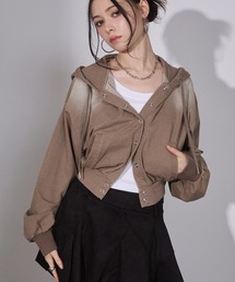 ENVYM | ウォッシュドショートパーカー(パーカー)