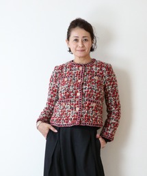 Lana821｜ラナハニーのノーカラージャケット通販 - ZOZOTOWN