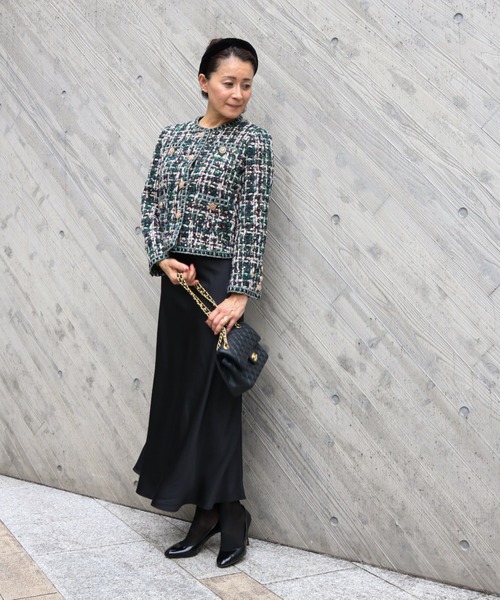 スパンコールミックス ツイードジャケット