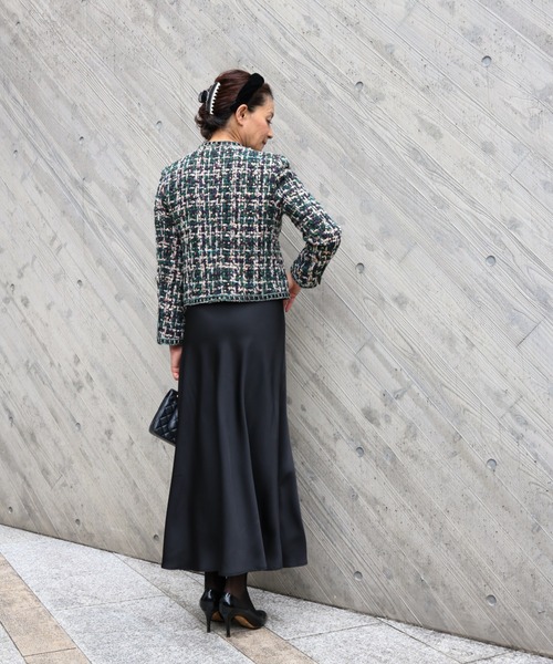 スパンコールミックス ツイードジャケット