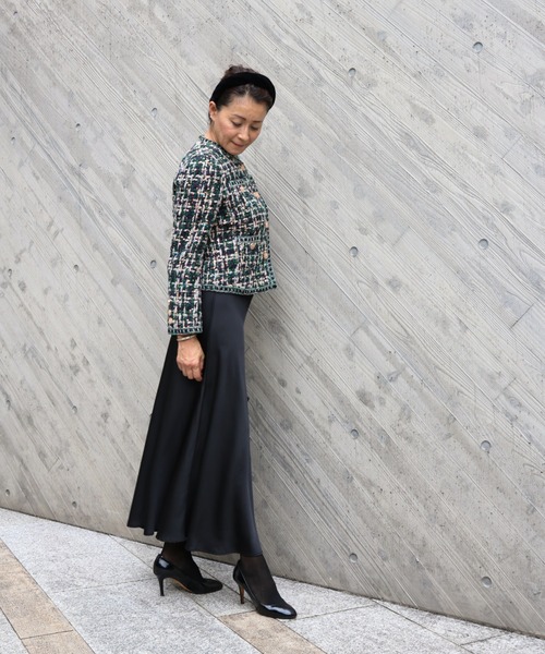 スパンコールミックス ツイードジャケット