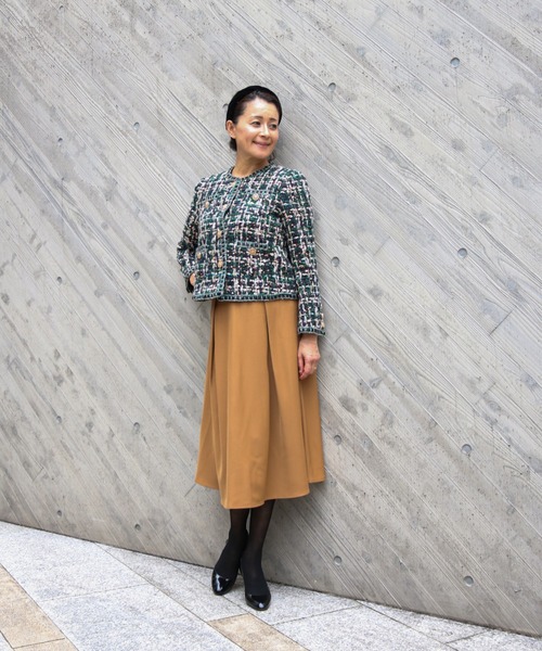 スパンコールミックス ツイードジャケット