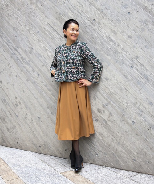 スパンコールミックス ツイードジャケット