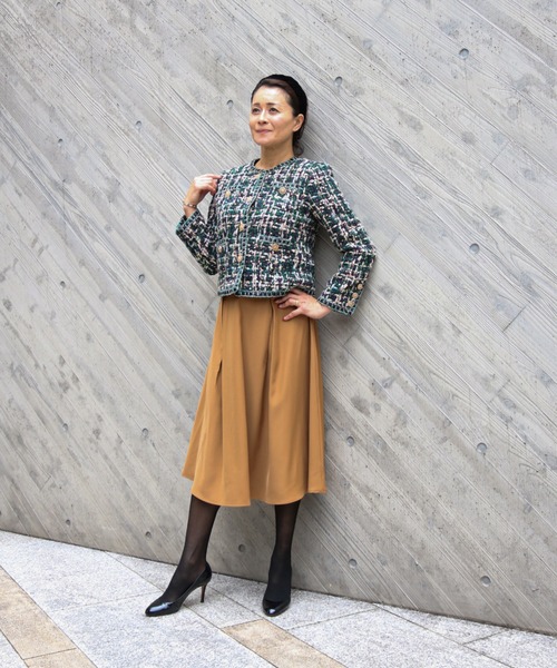 スパンコールミックス ツイードジャケット