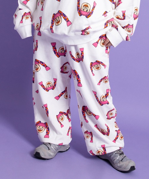 PUNYUS(プニュズ)の「【新サイズ】NAOMIチャン総柄スウェットパンツ(スウェットパンツ・レディース・ホワイト・1/2/3/4/5)」の11枚目の写真