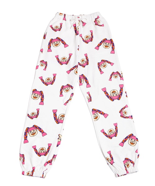 PUNYUS(プニュズ)の「【新サイズ】NAOMIチャン総柄スウェットパンツ(スウェットパンツ・レディース・ホワイト・1/2/3/4/5)」の6枚目の写真