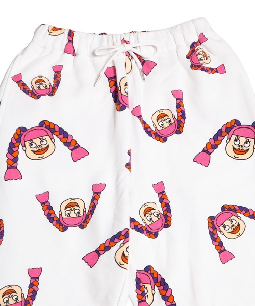 PUNYUS(プニュズ)の「【新サイズ】NAOMIチャン総柄スウェットパンツ(スウェットパンツ・レディース・ホワイト・1/2/3/4/5)」の7枚目の写真