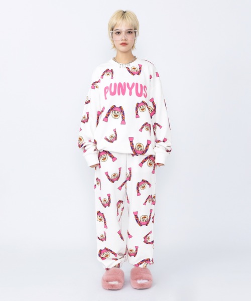 PUNYUS(プニュズ)の「【新サイズ】NAOMIチャン総柄スウェットパンツ(スウェットパンツ・レディース・ホワイト・1/2/3/4/5)」の18枚目の写真
