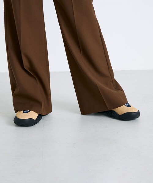 EDITION（エディション）の「ウールポリエステルドスキン フレアパンツ（その他パンツ・レディース・ブラウン/ブラック・36/34）」の3枚目の写真