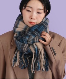 CONTROL FREAK | CONTROL FREAK(コントロールフリーク)シャギーチェックマフラー(マフラー)