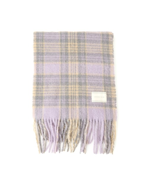 CONTROL FREAK（コントロールフリーク）の「CONTROL FREAK(コントロールフリーク)シャギーチェックマフラー（マフラー・レディース・ブラウン/ブルー/パープル・FREE）」の15枚目の写真