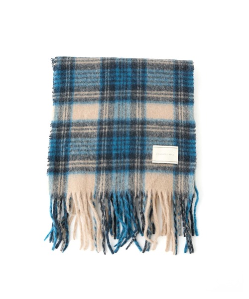 CONTROL FREAK（コントロールフリーク）の「CONTROL FREAK(コントロールフリーク)シャギーチェックマフラー（マフラー・レディース・ブラウン/ブルー/パープル・FREE）」の17枚目の写真