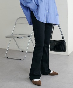 GAP ウォッシュウェルブーツカットデニム ブラック pablo vinci GAP ウォッシュウェルブーツカットデニム ブラック pablo vinci