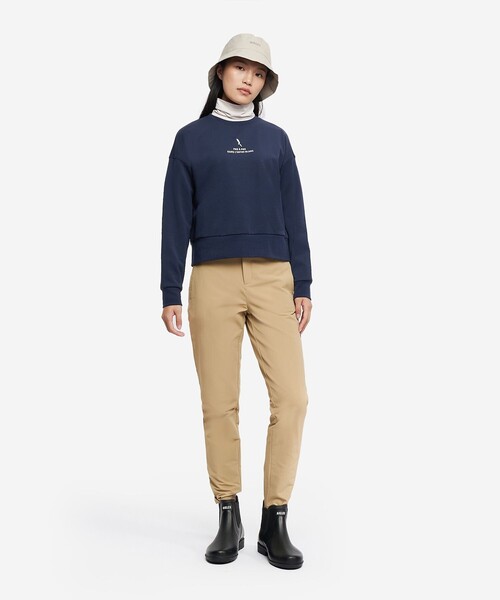 AIGLE（エーグル）の「UVカット ロングスリーブTシャツ（Tシャツ/カットソー・レディース・ホワイト/ライトブルー/ダークネイビー・M/S）」の18枚目の写真