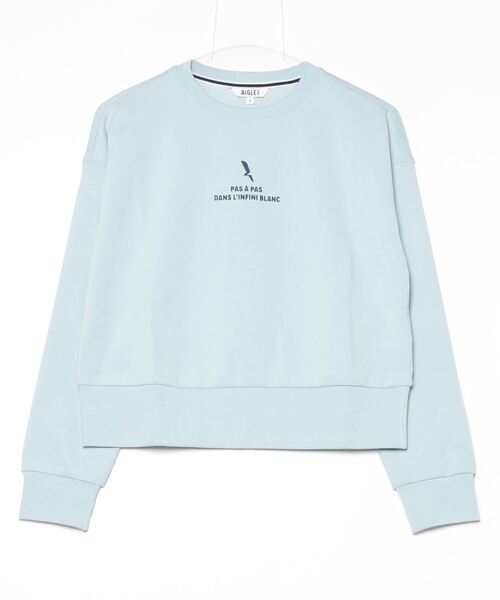 AIGLE（エーグル）の「UVカット ロングスリーブTシャツ（Tシャツ/カットソー・レディース・ホワイト/ライトブルー/ダークネイビー・M/S）」の10枚目の写真