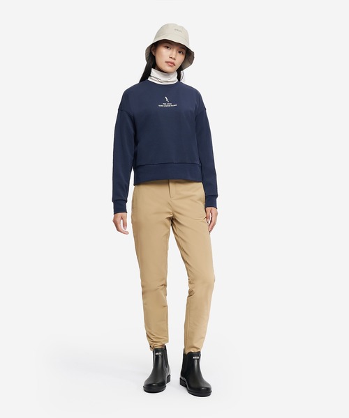 AIGLE（エーグル）の「UVカット ロングスリーブTシャツ（Tシャツ/カットソー・レディース・ホワイト/ライトブルー/ダークネイビー・M/S）」の8枚目の写真