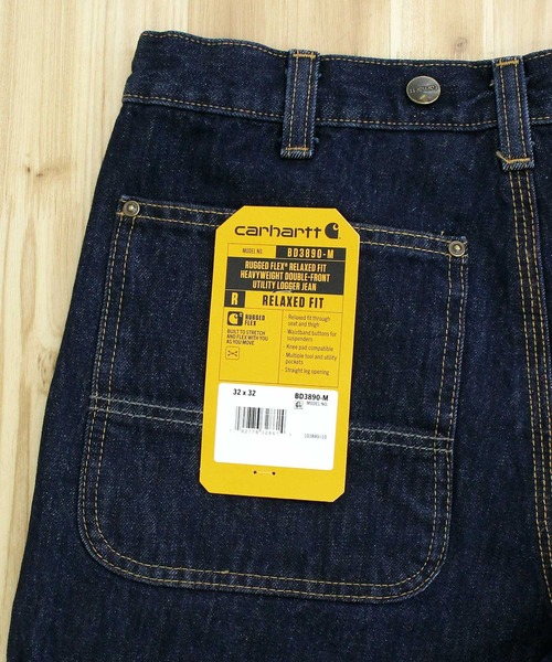 Carhartt(カーハート)の「ラギッドフレックス ダブルフロントデニムロガーパンツ Rugged Flex Double-Front Denim Logger Pants(デニムパンツ・メンズ・インディゴブルー・36/34/32/30/44/42/40/38)」の8枚目の写真