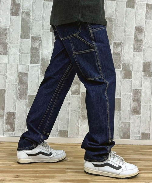 セール】ラギッドフレックス ダブルフロントデニムロガーパンツ Rugged