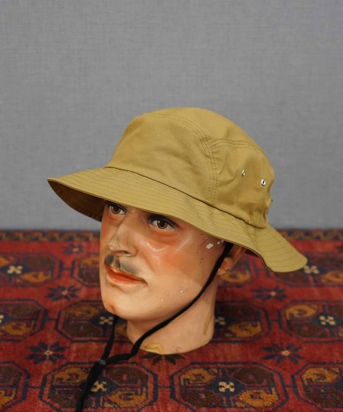 MRFATMAN(ミスターファットマン)の「60/40 ACTIVE SAFARI HAT(ハット・メンズ・ブラック/ベージュ/モスグリーン・M/L/XL)」の2枚目の写真