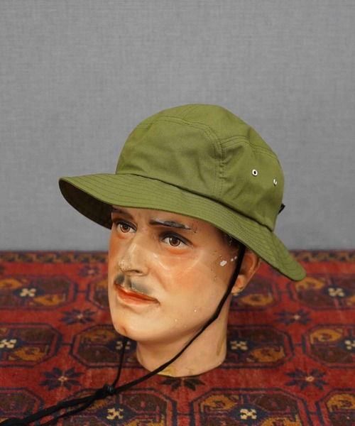 MRFATMAN(ミスターファットマン)の「60/40 ACTIVE SAFARI HAT(ハット・メンズ・ブラック/ベージュ/モスグリーン・M/L/XL)」の3枚目の写真