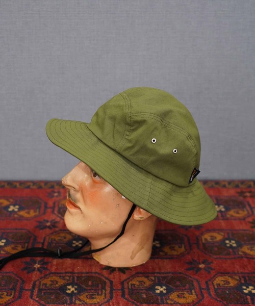 MRFATMAN(ミスターファットマン)の「60/40 ACTIVE SAFARI HAT(ハット・メンズ・ブラック/ベージュ/モスグリーン・M/L/XL)」の4枚目の写真